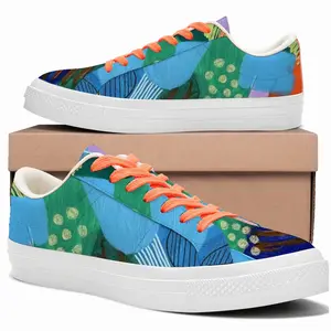 Men Flashy Emotions Low Top Canvas Shoes