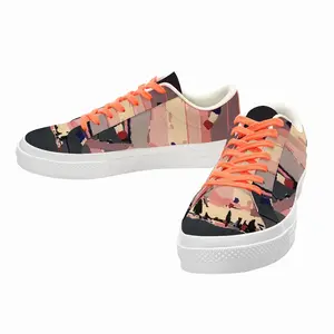 Men Faubourg St Honore Low Top Canvas Shoes