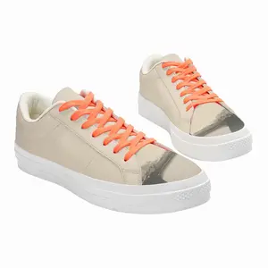 Men On The Rousty Canal Low Top Canvas Shoes