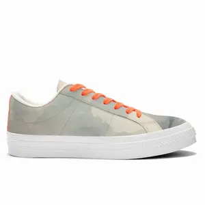 Men Salute Low Top Canvas Shoes