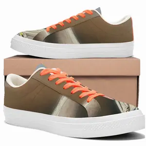 Men Sailboats Low Top Canvas Shoes