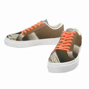 Men Sailboats Low Top Canvas Shoes