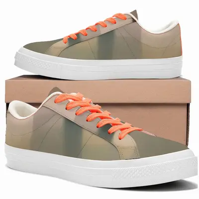 Men Lagoon With 2Boats In Grey And Green Low Top Canvas Shoes