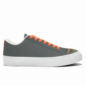 Men Lagoon With Three Boats Low Top Canvas Shoes