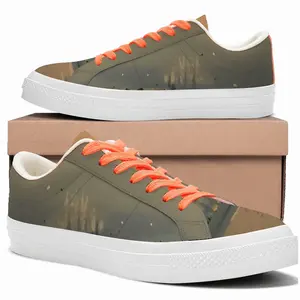 Men Sailboats A Low Top Canvas Shoes