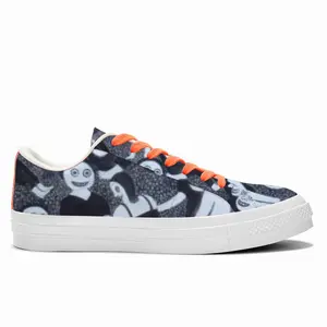 Men Down On The Beach Low Top Canvas Shoes