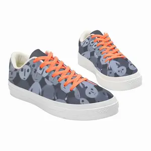 Men The Forgotten Dead Low Top Canvas Shoes