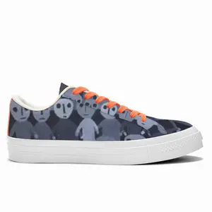 Men The Forgotten Dead Low Top Canvas Shoes