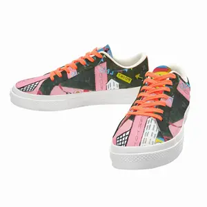 Men Pointless Low Top Canvas Shoes