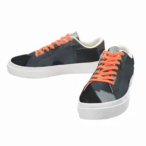 Men Dark Threat Low Top Canvas Shoes