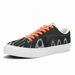 Men The Dead Come Out To Dance Low Top Canvas Shoes