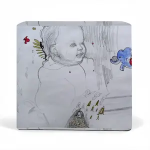 Baby - Drawing Pencil Waterproof Sofa Cover