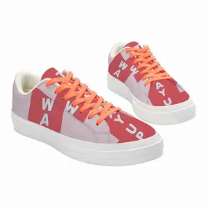 Men This Way Up Low Top Canvas Shoes