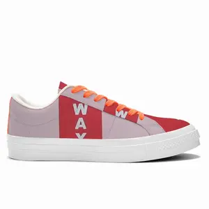 Men This Way Up Low Top Canvas Shoes