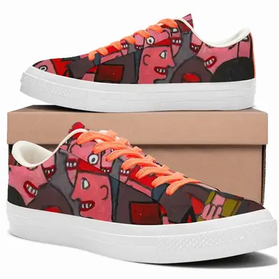 Men Lunch Out On Christmas Day 2020 Low Top Canvas Shoes