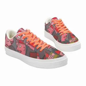 Men Lunch Out On Christmas Day 2020 Low Top Canvas Shoes