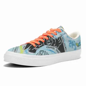 Men Mot Low Top Canvas Shoes