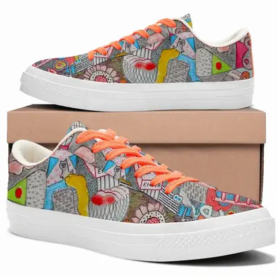 Men Wow Low Top Canvas Shoes