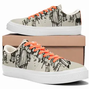 Men Street Kids Low Top Canvas Shoes