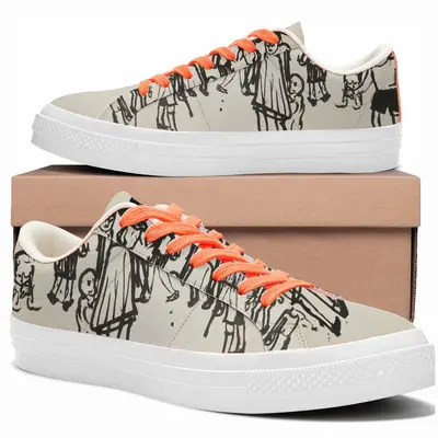 Men Street Kids Low Top Canvas Shoes