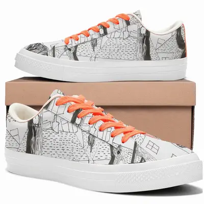 Men Trees Low Top Canvas Shoes