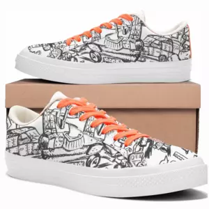 Men Battleground Low Top Canvas Shoes