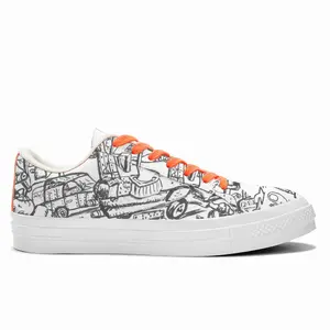 Men Battleground Low Top Canvas Shoes