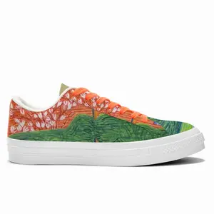 Men Verdant Curtain Low Top Canvas Shoes