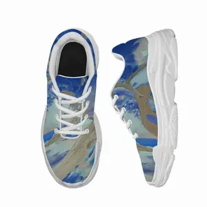 Men Through The Wave Glass Chunky Sneakers