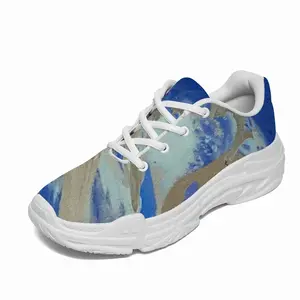 Men Through The Wave Glass Chunky Sneakers