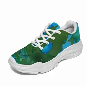 Men Green Figures Mysteries Chunky Sneakers