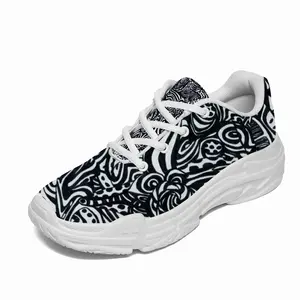 Men Flowers Chunky Sneakers