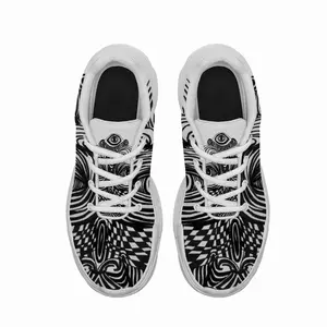 Men Owl Spirit Animal Chunky Sneakers