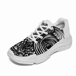 Men Owl Spirit Animal Chunky Sneakers