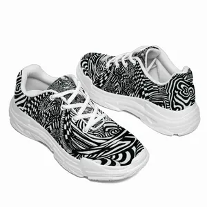 Men Liquid Skull Chunky Sneakers