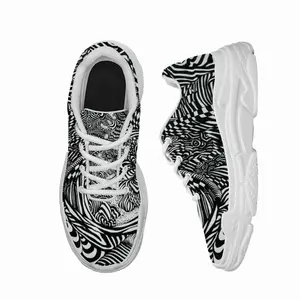 Men Liquid Skull Chunky Sneakers