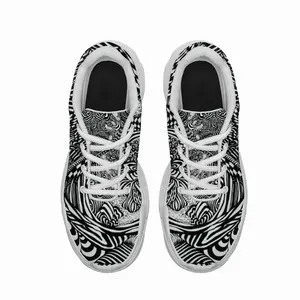 Men Liquid Skull Chunky Sneakers