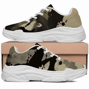 Men Silver Series Leafy Chunky Sneakers