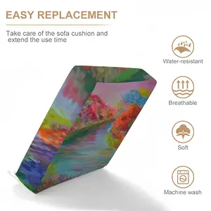 Rhythm Of Colors Waterproof Sofa Cover