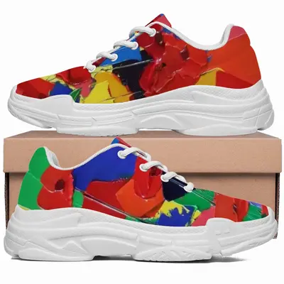 Men Poppies Chunky Sneakers