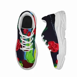 Men Roses And Cherries Chunky Sneakers