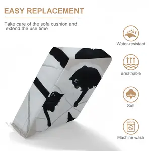 Cats With Thread Waterproof Sofa Cover