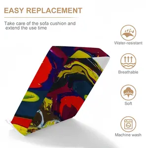 Running In Paint Waterproof Sofa Cover