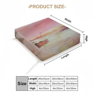 The Boat And Sunset Waterproof Sofa Cover