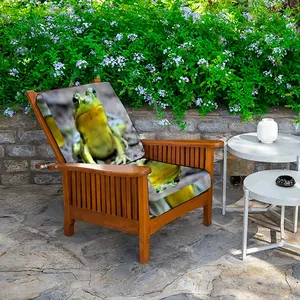 Green Frog Chillin Waterproof Sofa Cover