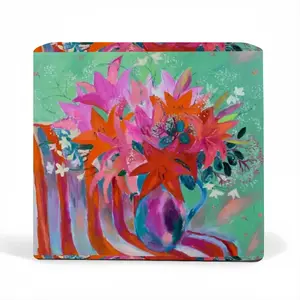 Lilies In A Vase Waterproof Sofa Cover