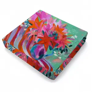 Lilies In A Vase Waterproof Sofa Cover