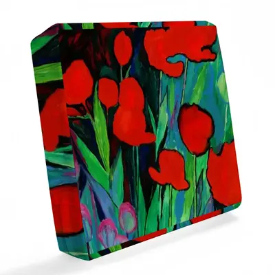 Red Tulips Waterproof Sofa Cover