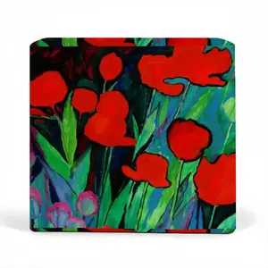 Red Tulips Waterproof Sofa Cover