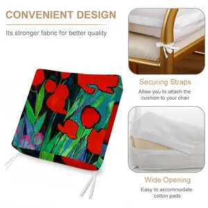 Red Tulips Waterproof Sofa Cover